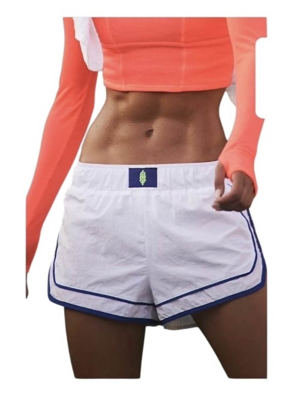 Free People Varsity Blues Shorts Fp Movement Size S NWOT